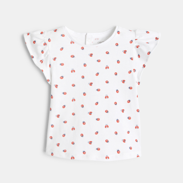 تيشيرت بطبعة الدعسوقة